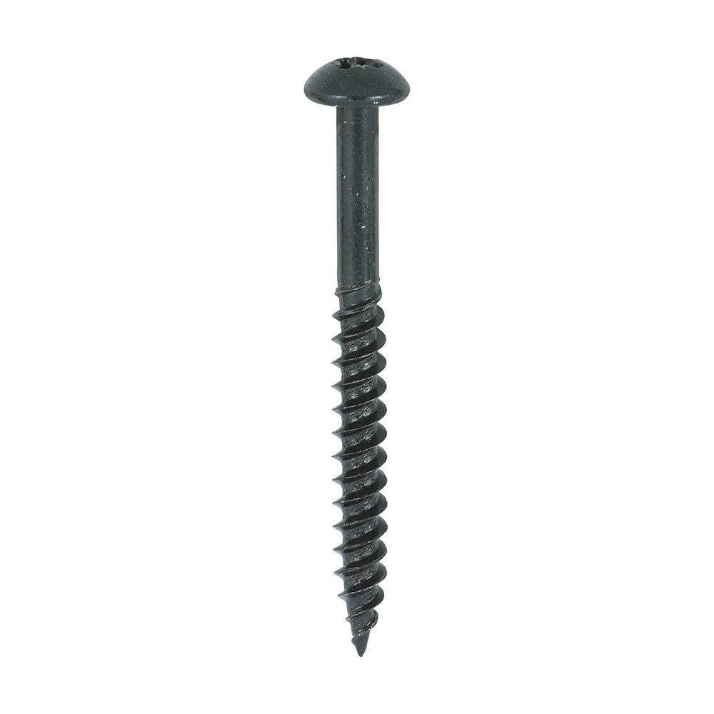 TIMCO Blackjax Screw PZ2 RND Black