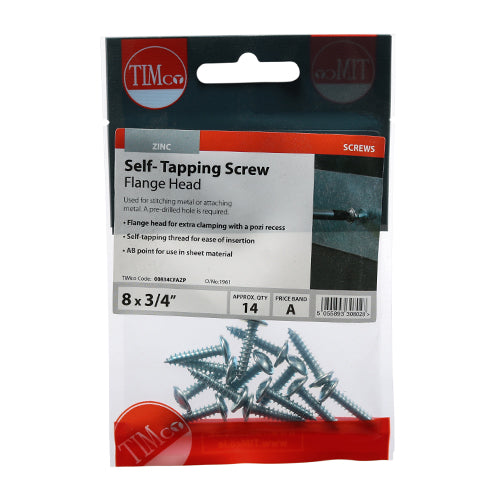 TIMCO S/Tapping Screw PZ2 FLG