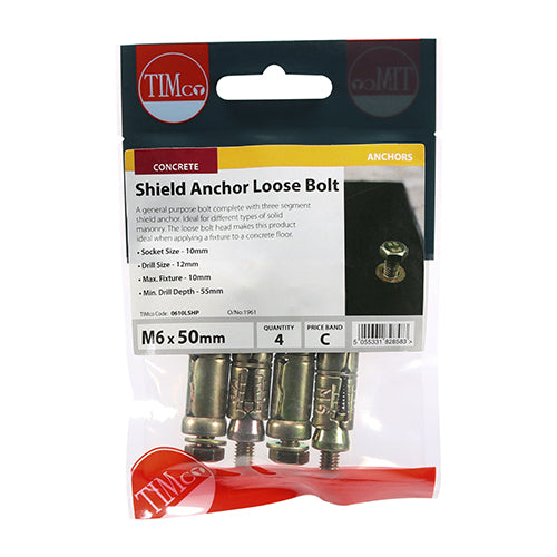 TIMCO Shield Anchor Loose Bolt - ZYP