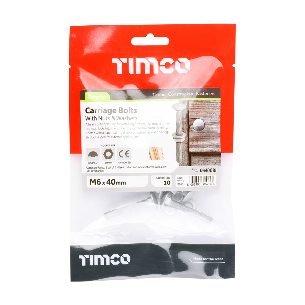 TIMCO Carriage Bolt Exterior - SO