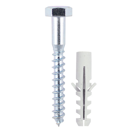 TIMCO Coach Screw & Nylon Plugs