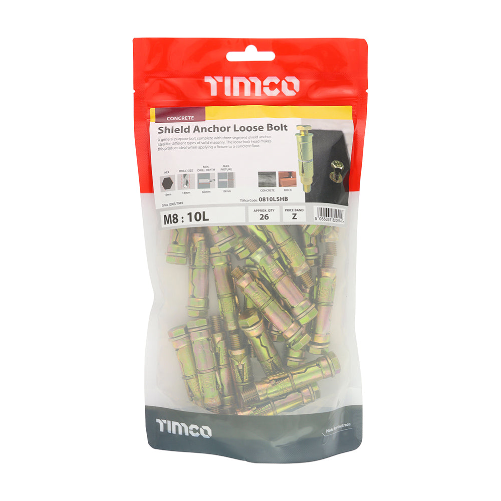 TIMCO Shield Anchor Loose Bolt - ZYP