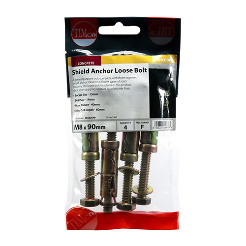 TIMCO Shield Anchor Loose Bolt - ZYP