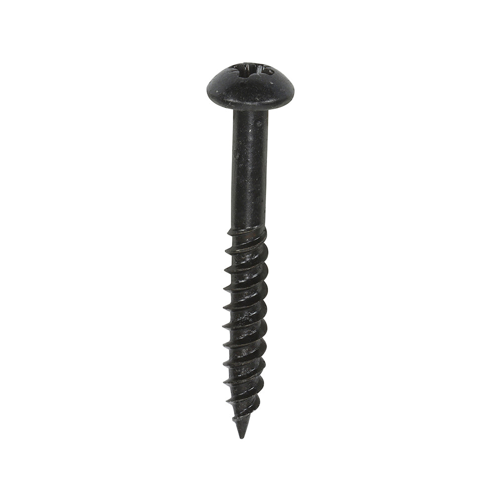 TIMCO Blackjax Screw PZ2 RND Black