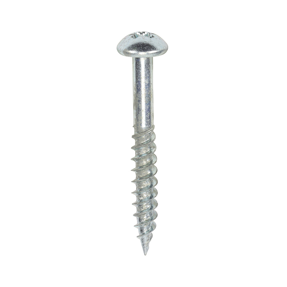 TIMCO Twin Woodscrew PZ2 RND Zinc