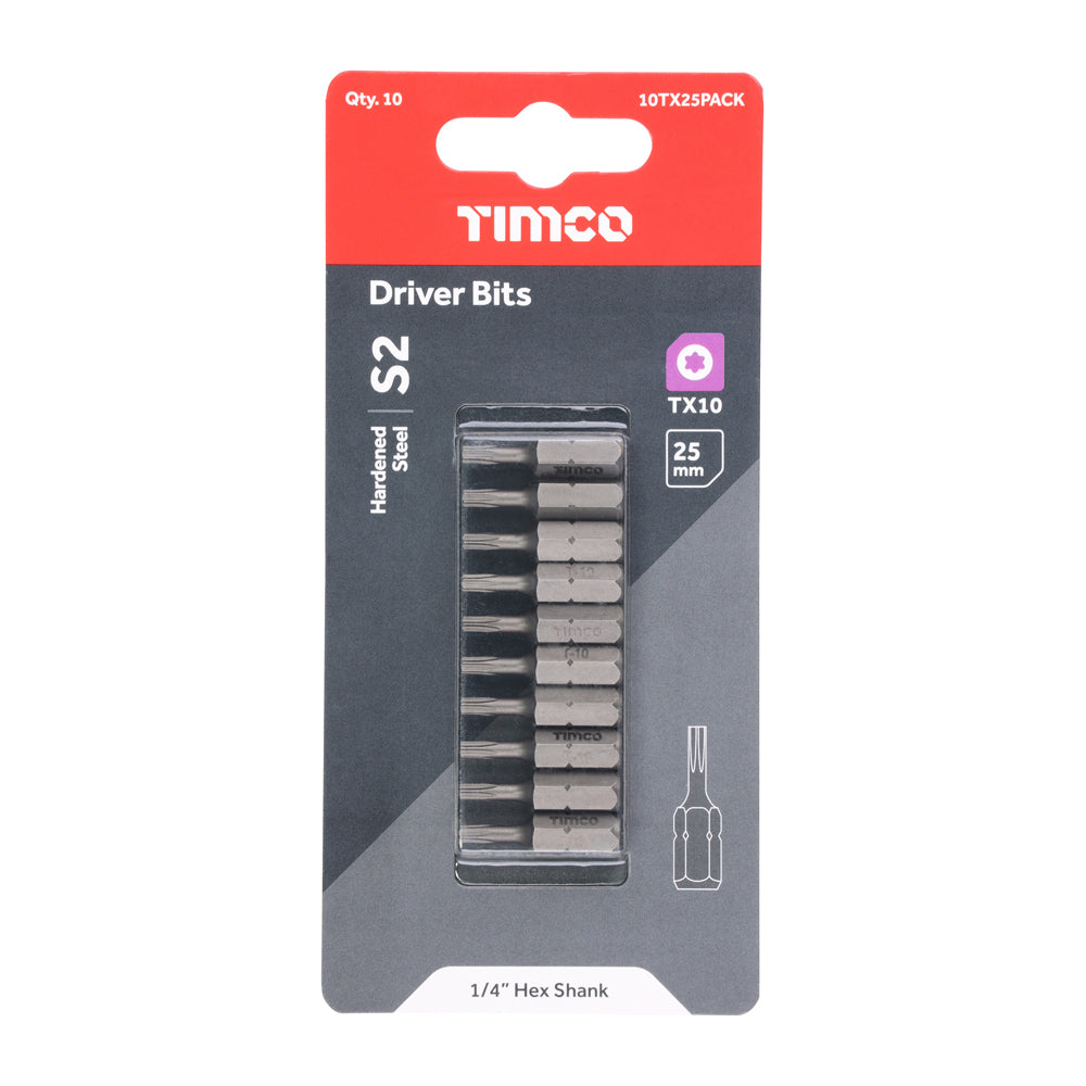TIMCO TX Drive Driver Bit - S2 Grey