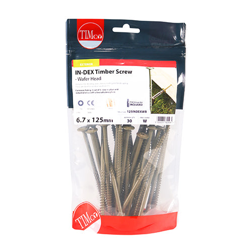 TIMCO Wafer Head Timber Screw - Green