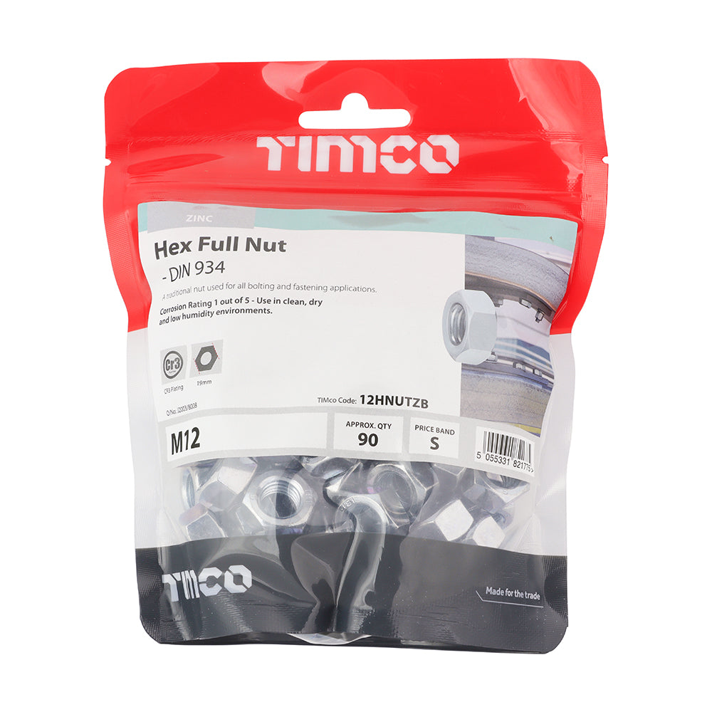 TIMCO Hex Nut DIN 934