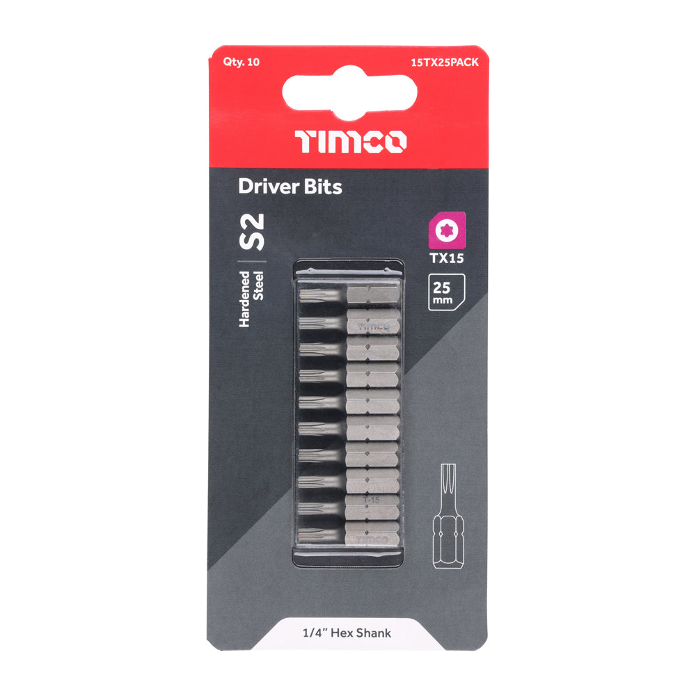 TIMCO TX Drive Driver Bit - S2 Grey