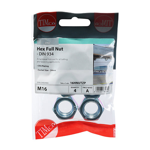 TIMCO Hex Nut DIN 934