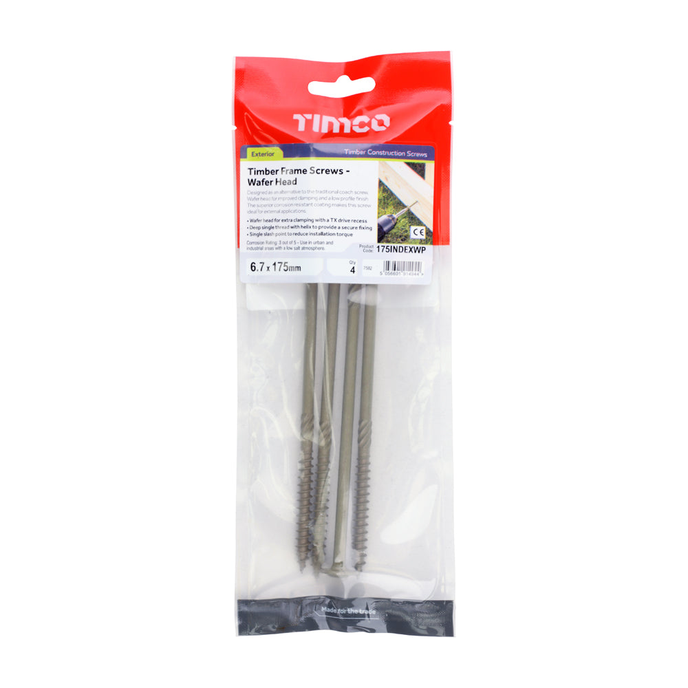 TIMCO Wafer Head Timber Screw - Green