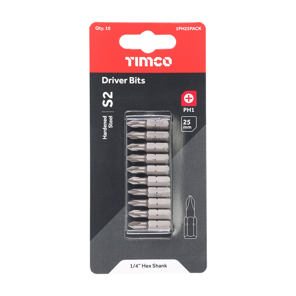 TIMCO Phillips Driver Bit - S2 Grey