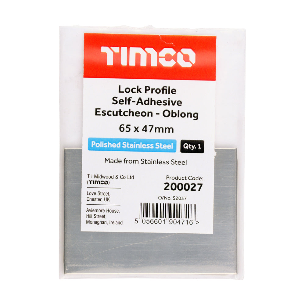 TIMCO S/A Lock Escutcheon OBL