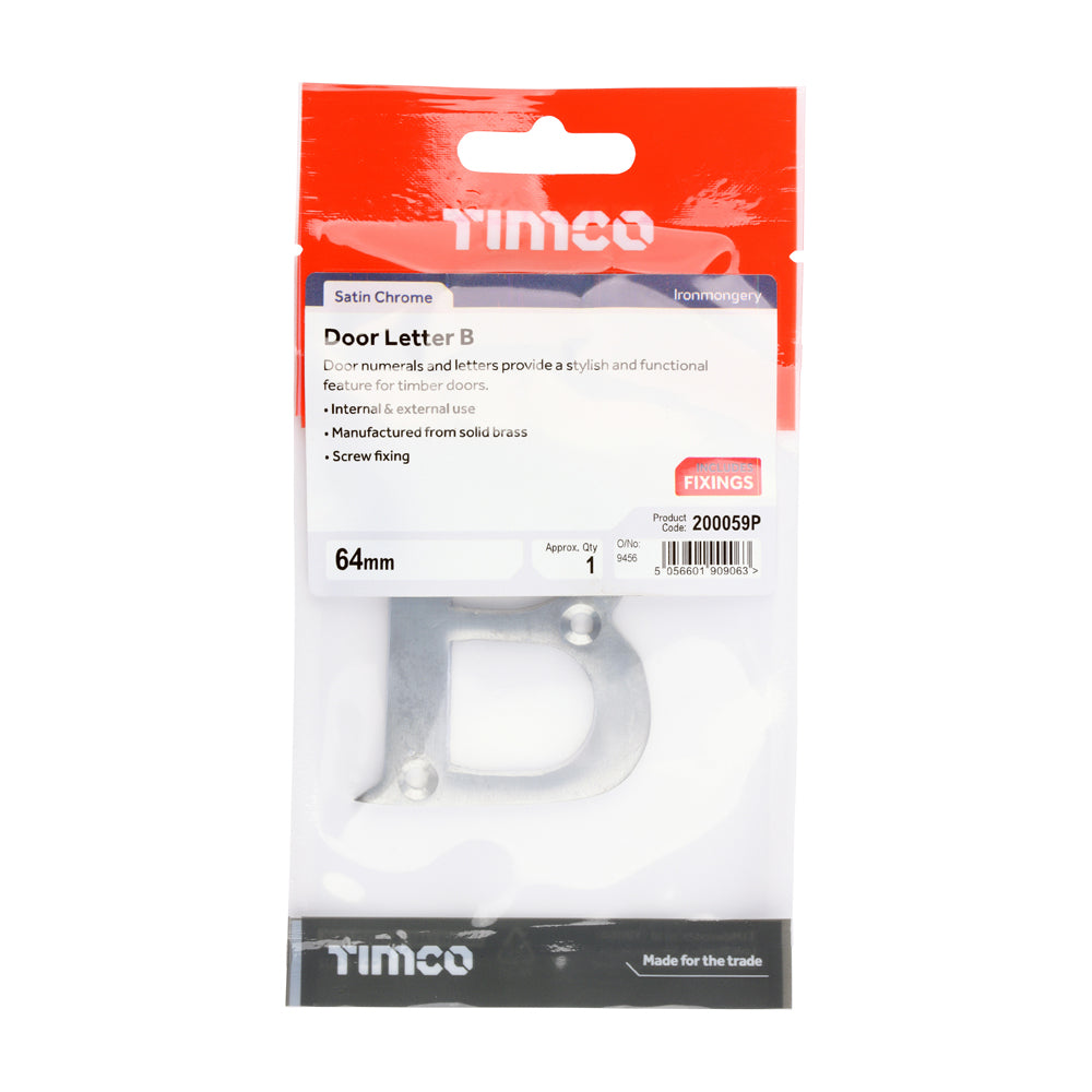 TIMCO Door Letter B
