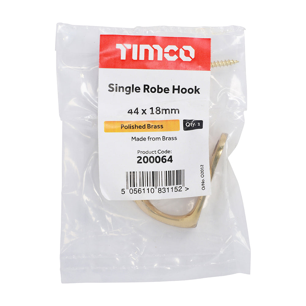 TIMCO Single Robe Hook