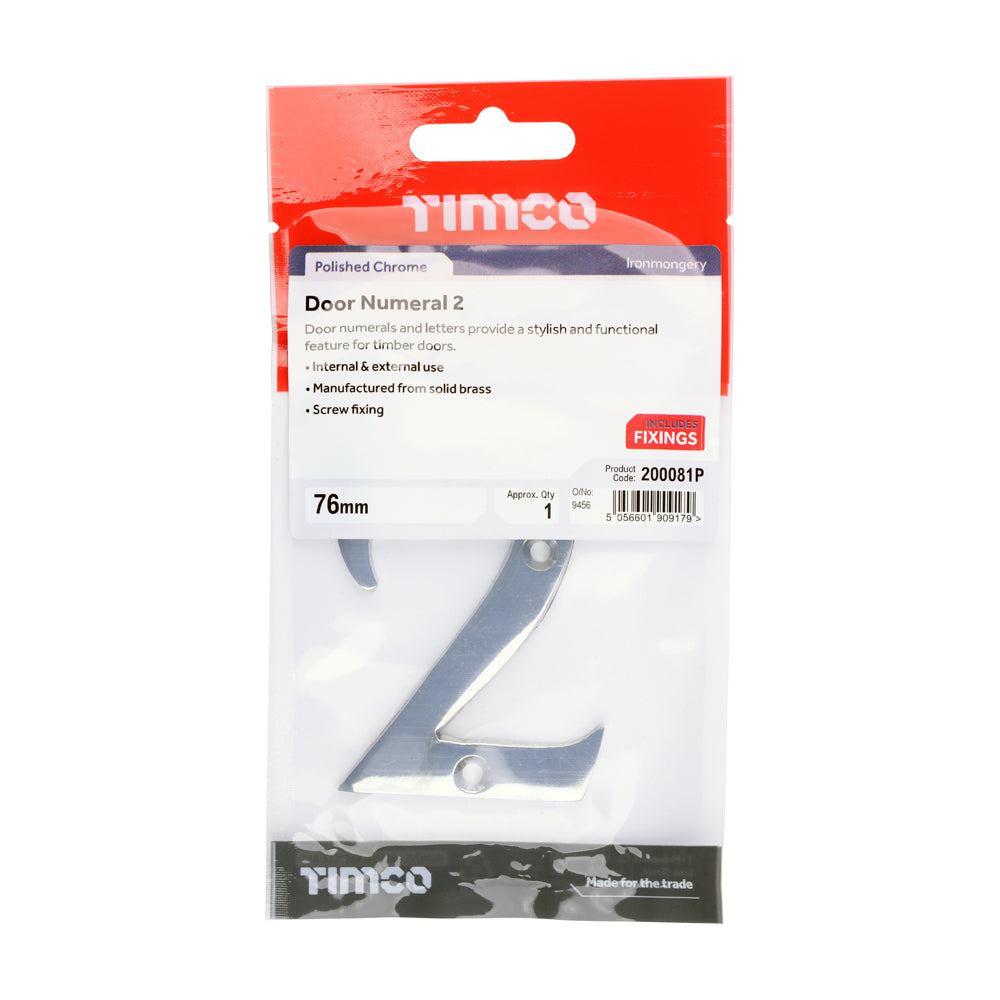 TIMCO Door Numeral 2