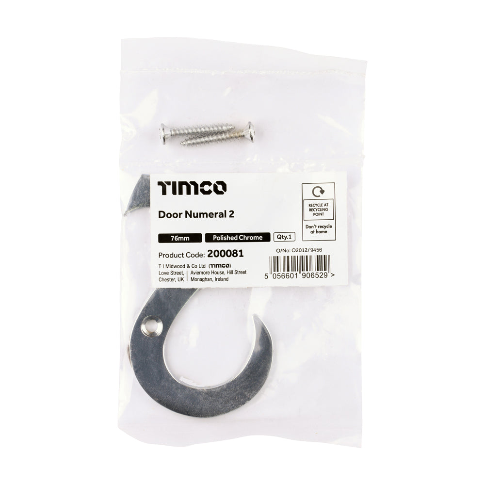 TIMCO Door Numeral 2