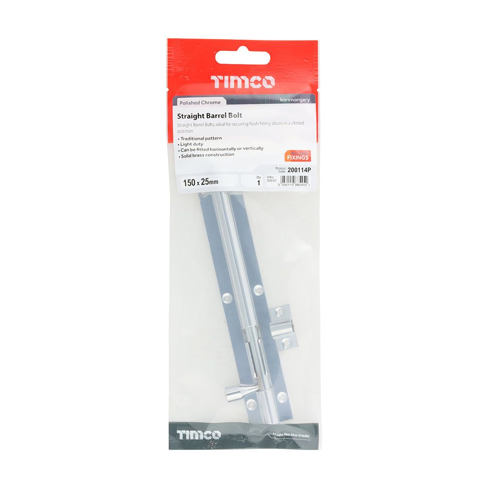 TIMCO Str. Barrel Bolt