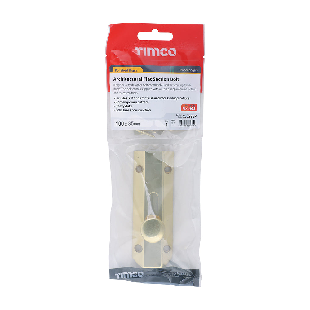 TIMCO Arch Flat Sec Bolt