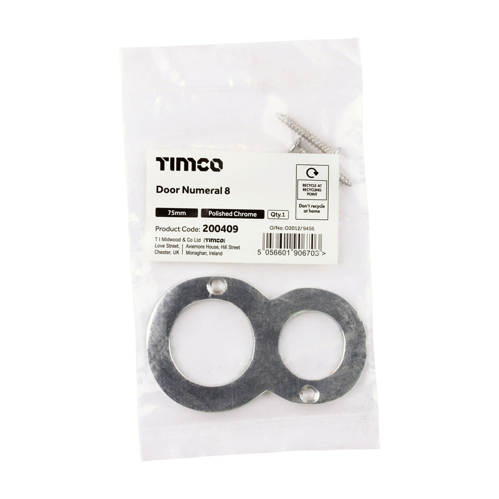 TIMCO Door Numeral 8