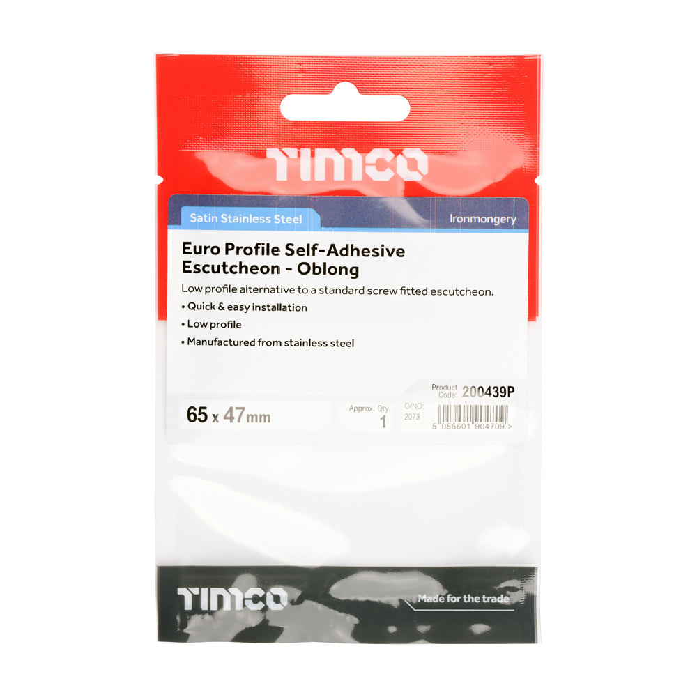 TIMCO S/A Euro Escutcheon OBL