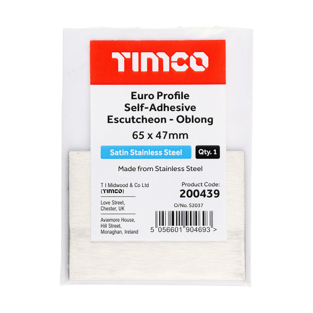 TIMCO S/A Euro Escutcheon OBL