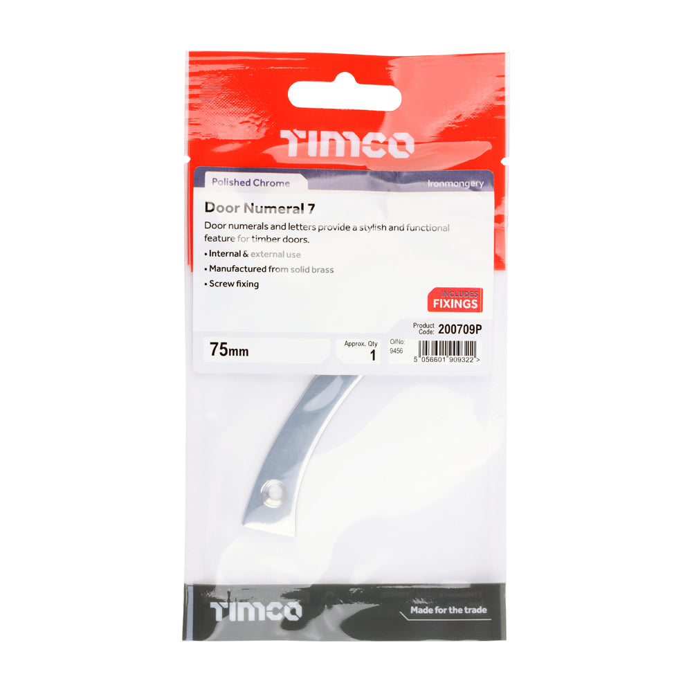 TIMCO Door Numeral 7
