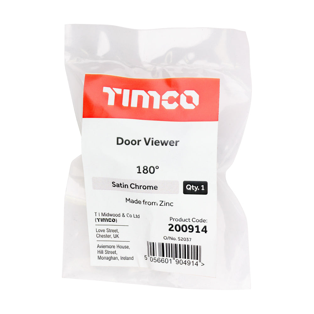 TIMCO Door Viewer Satin Chrome