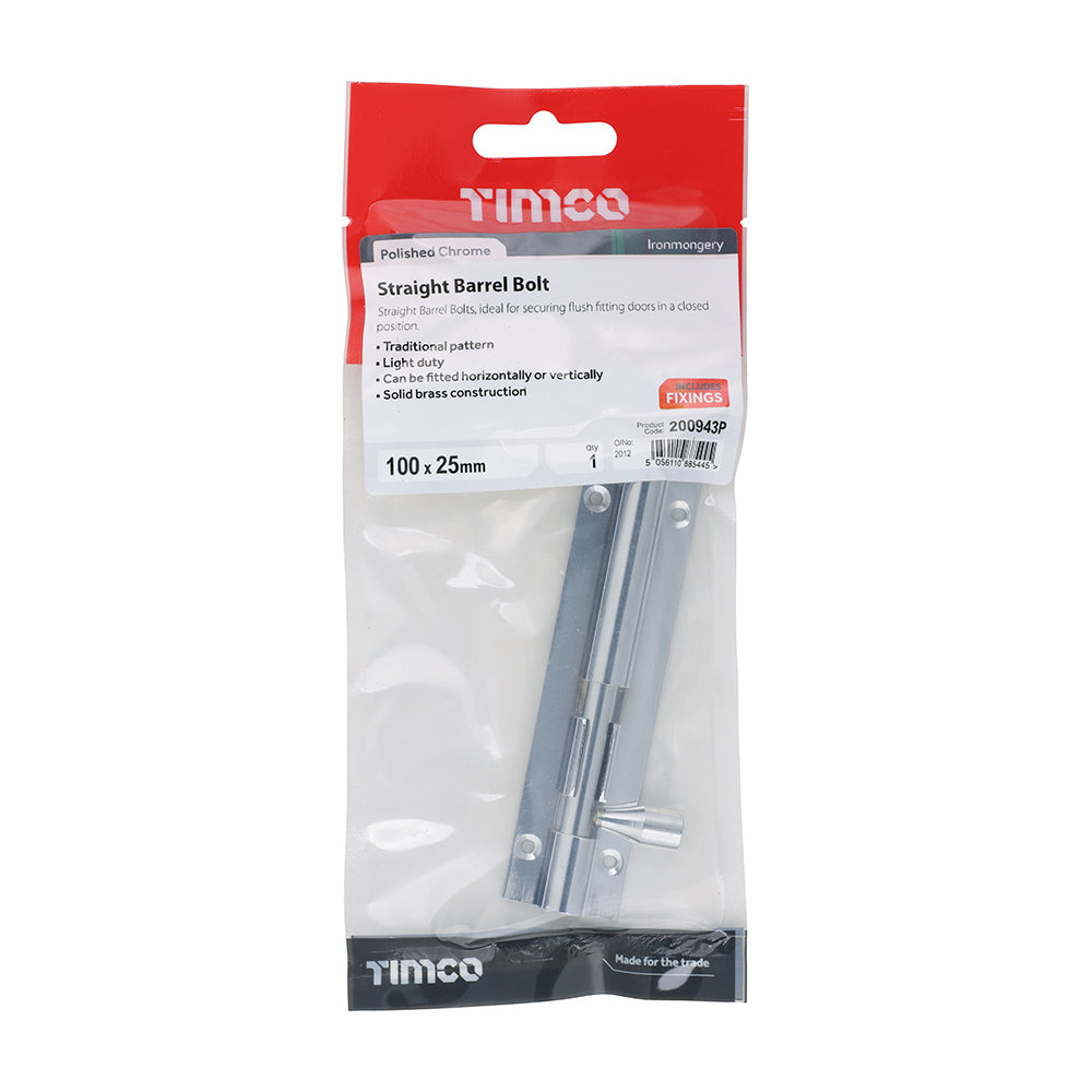 TIMCO Str. Barrel Bolt