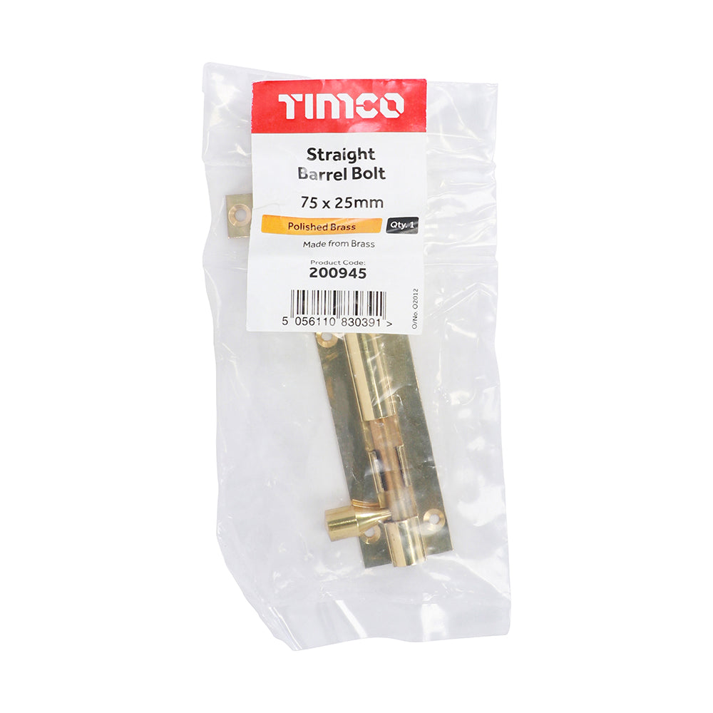 TIMCO Str. Barrel Bolt
