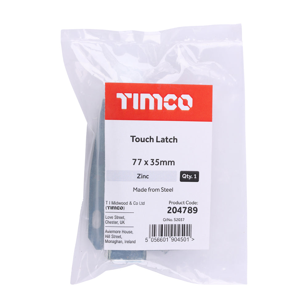 TIMCO Touch Latch Zinc