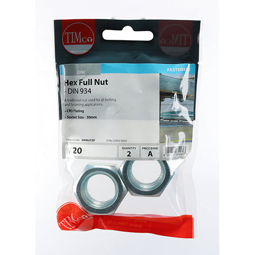 TIMCO Hex Nut DIN 934
