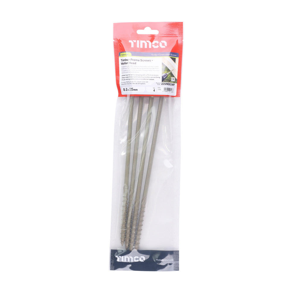 TIMCO Wafer Head Timber Screw - Green