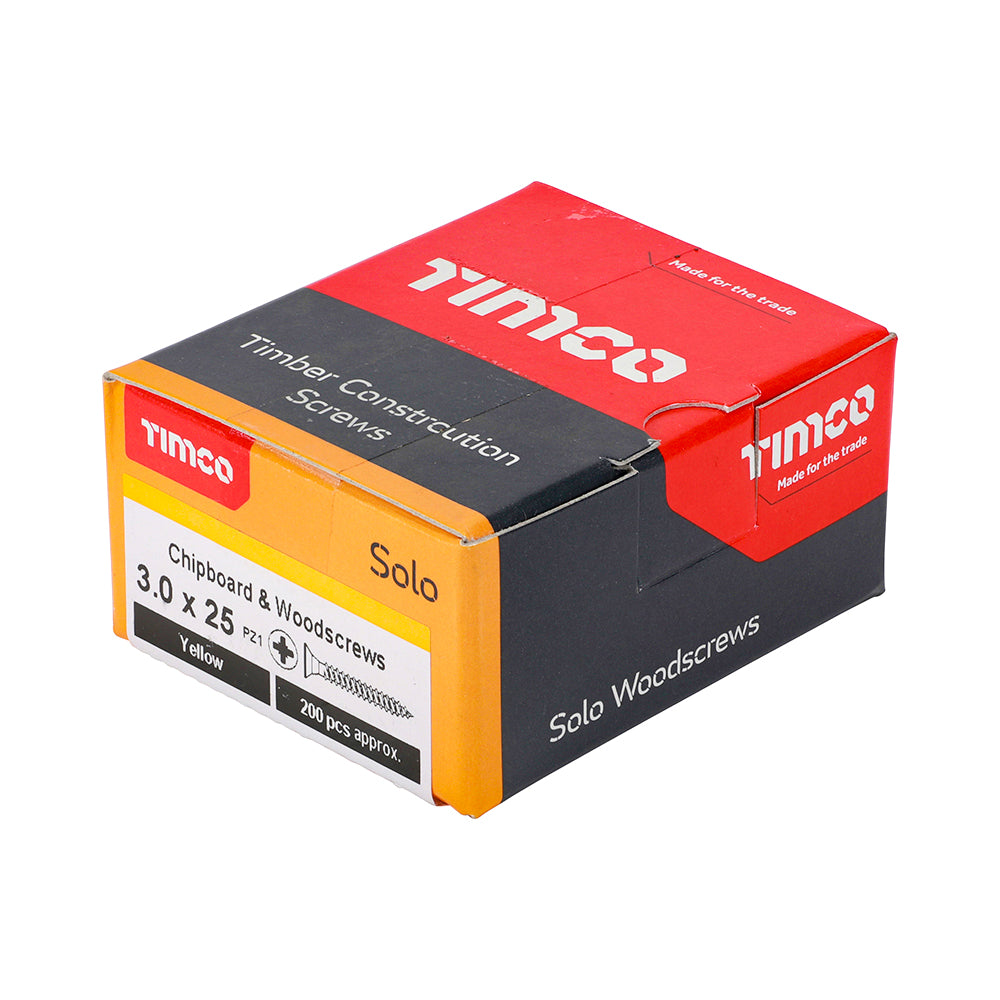 TIMCO Solo Woodscrew PZ1 CSK