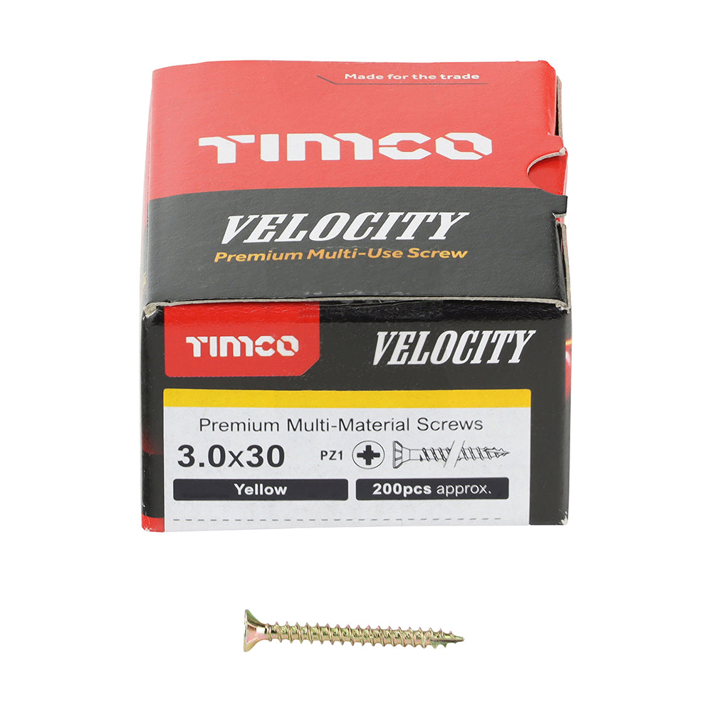 TIMCO Velocity Screw PZ1 CSK ZYP