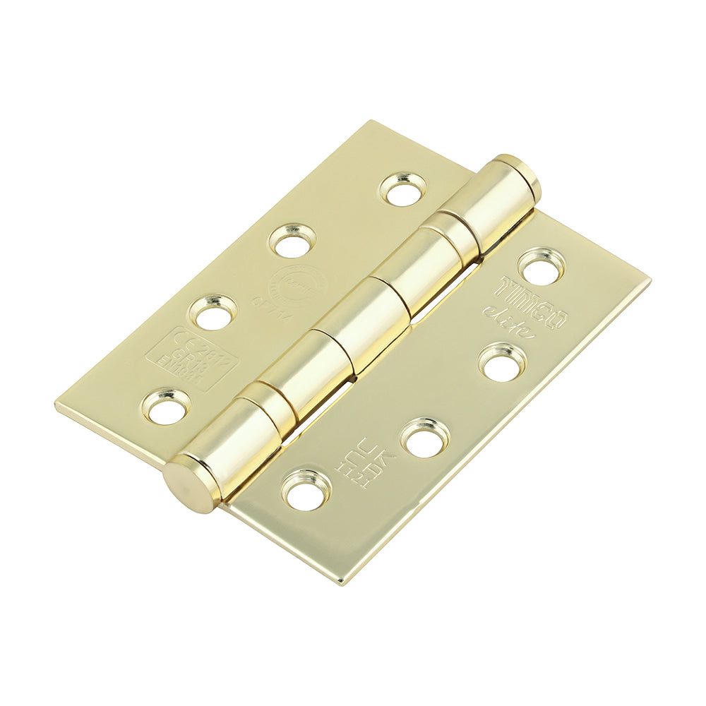 TIMCO 13 Fire Door Hinge E/Brass SS