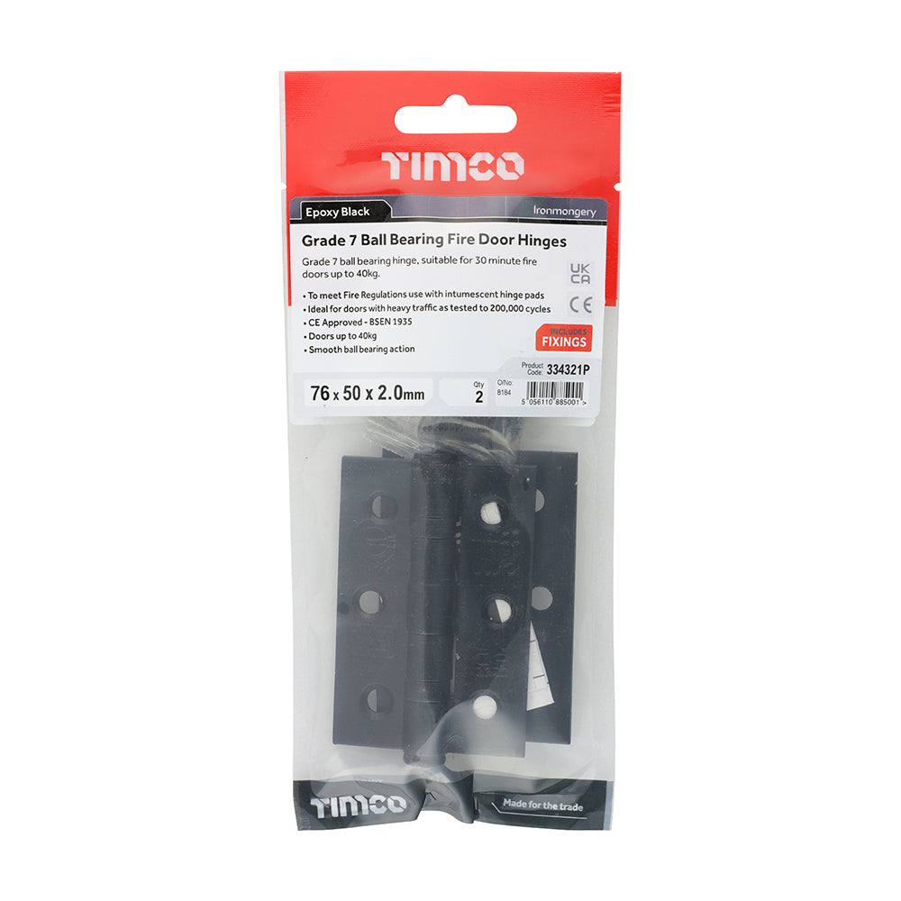 TIMCO 7 Fire Door Hinge Epoxy