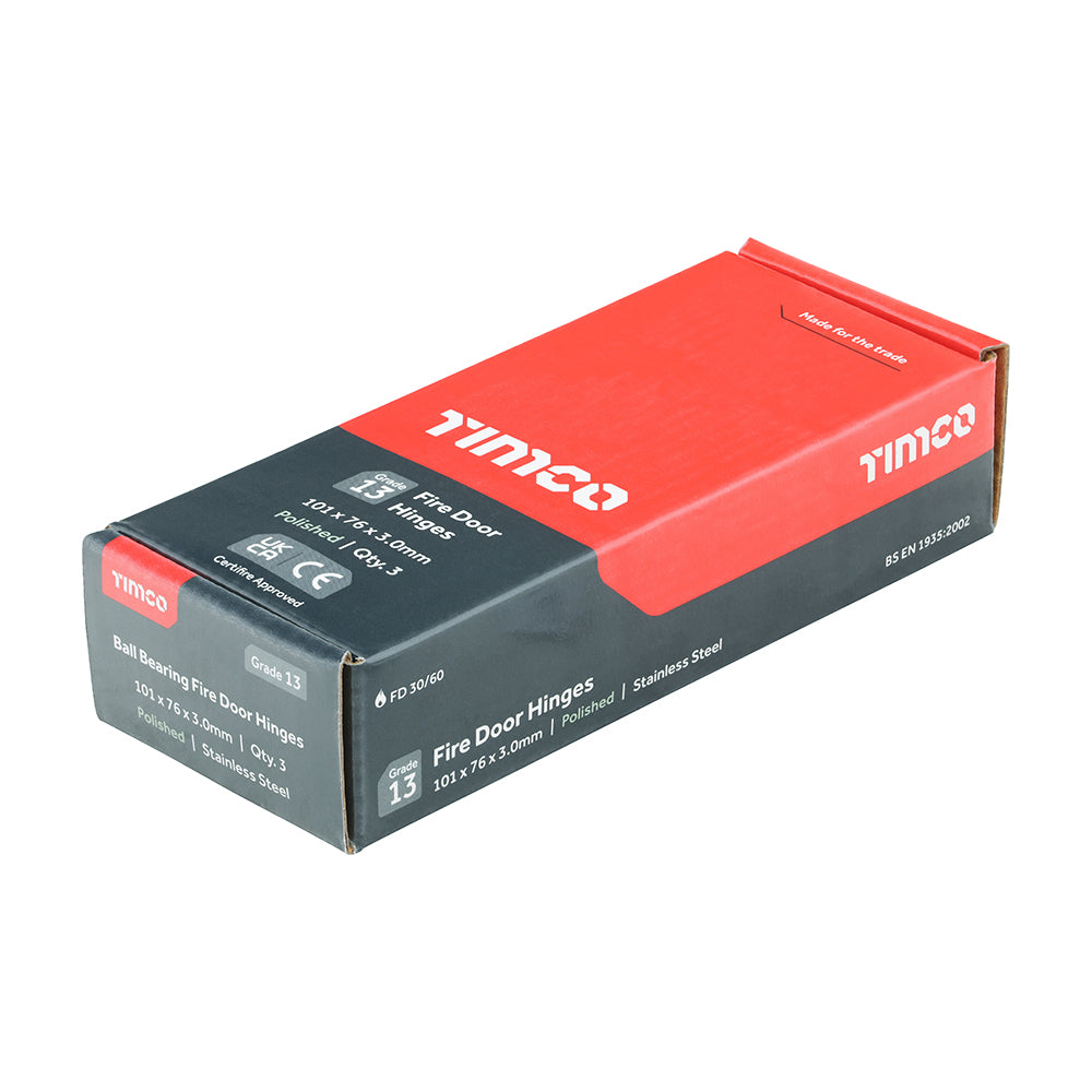 TIMCO 13 Fire Door Hinge Pol SS