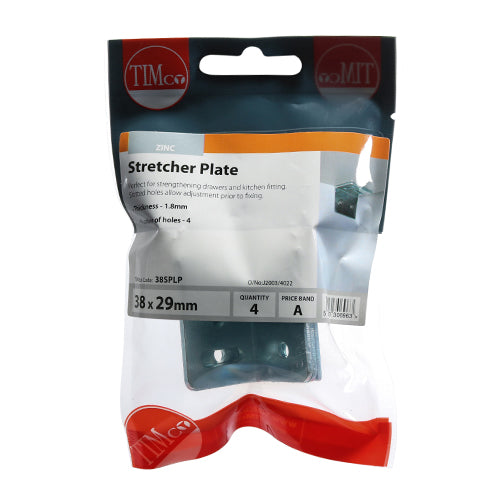 TIMCO Stretcher Plate - BZP