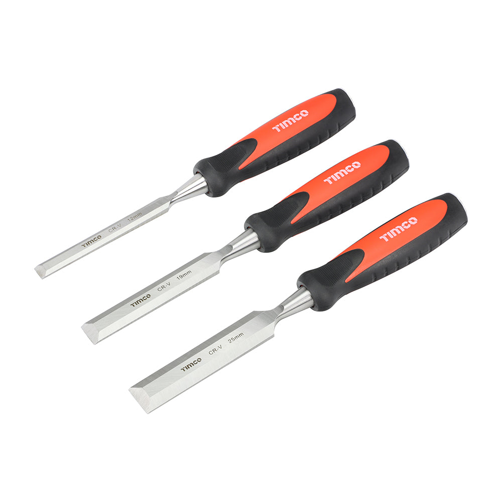 TIMCO Bevel Edge Wood Chisel Set