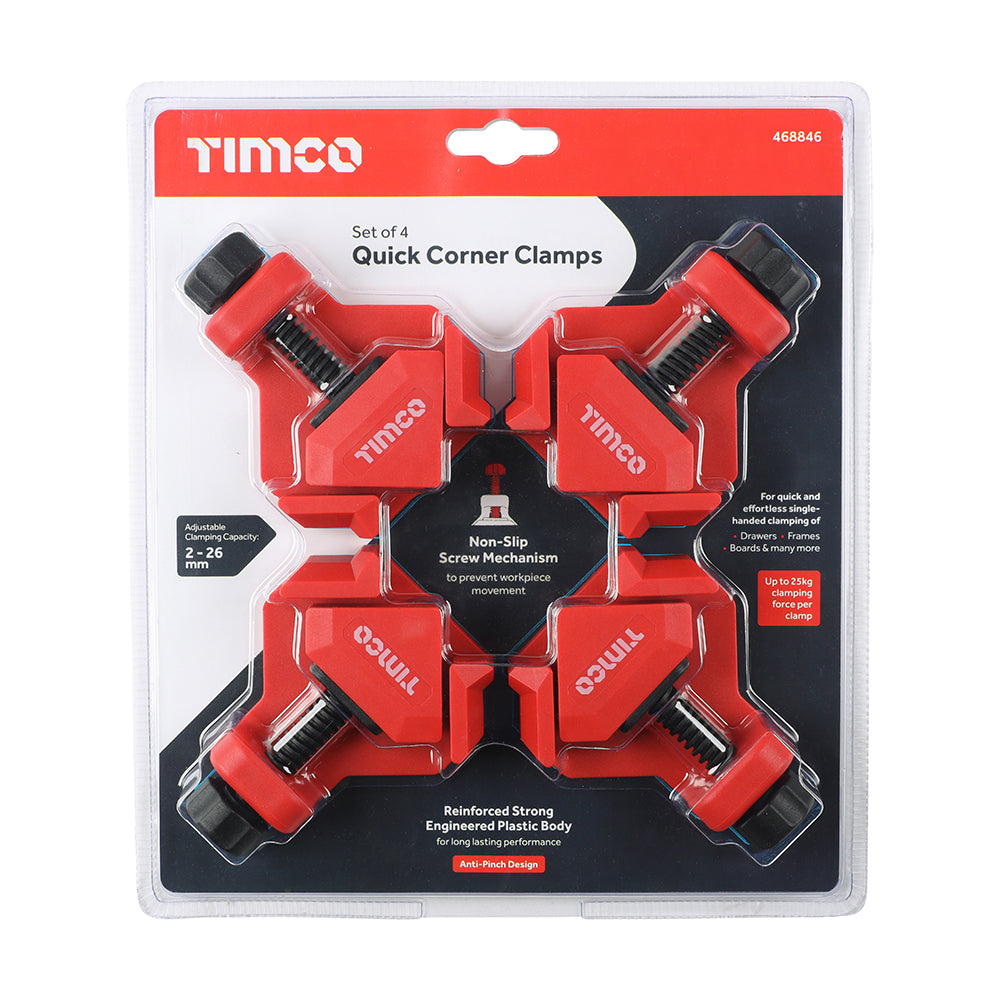 TIMCO Quick Corner Clamp Set