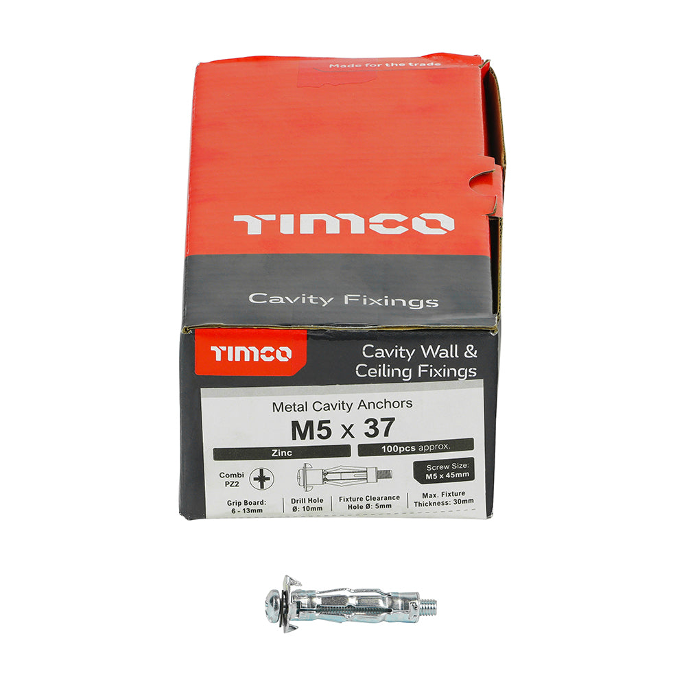 TIMCO Metal Cavity Anchor Zinc