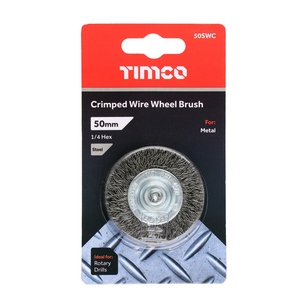 TIMCO Drill Crimp Wire Wheel Brush
