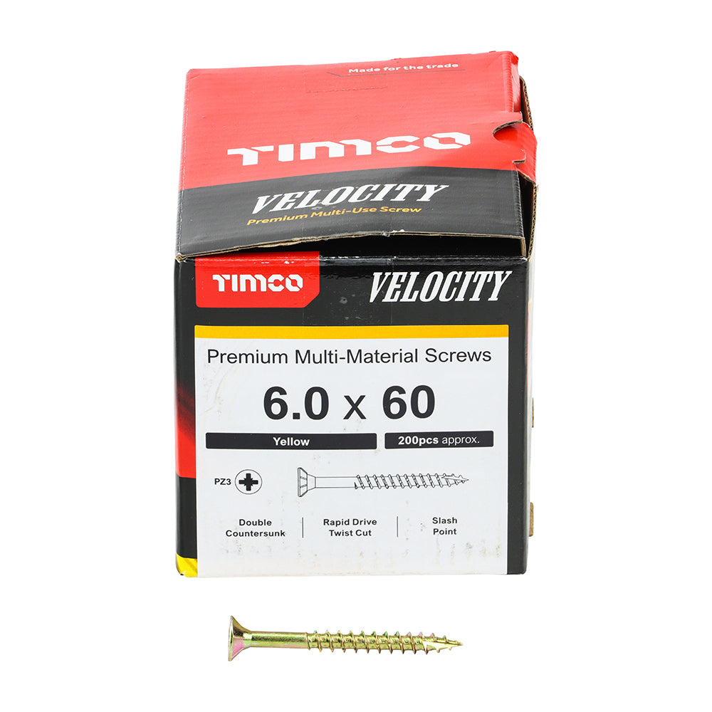 TIMCO Velocity Screw PZ3 CSK ZYP