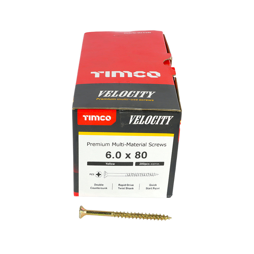 TIMCO Velocity Screw PZ3 CSK ZYP