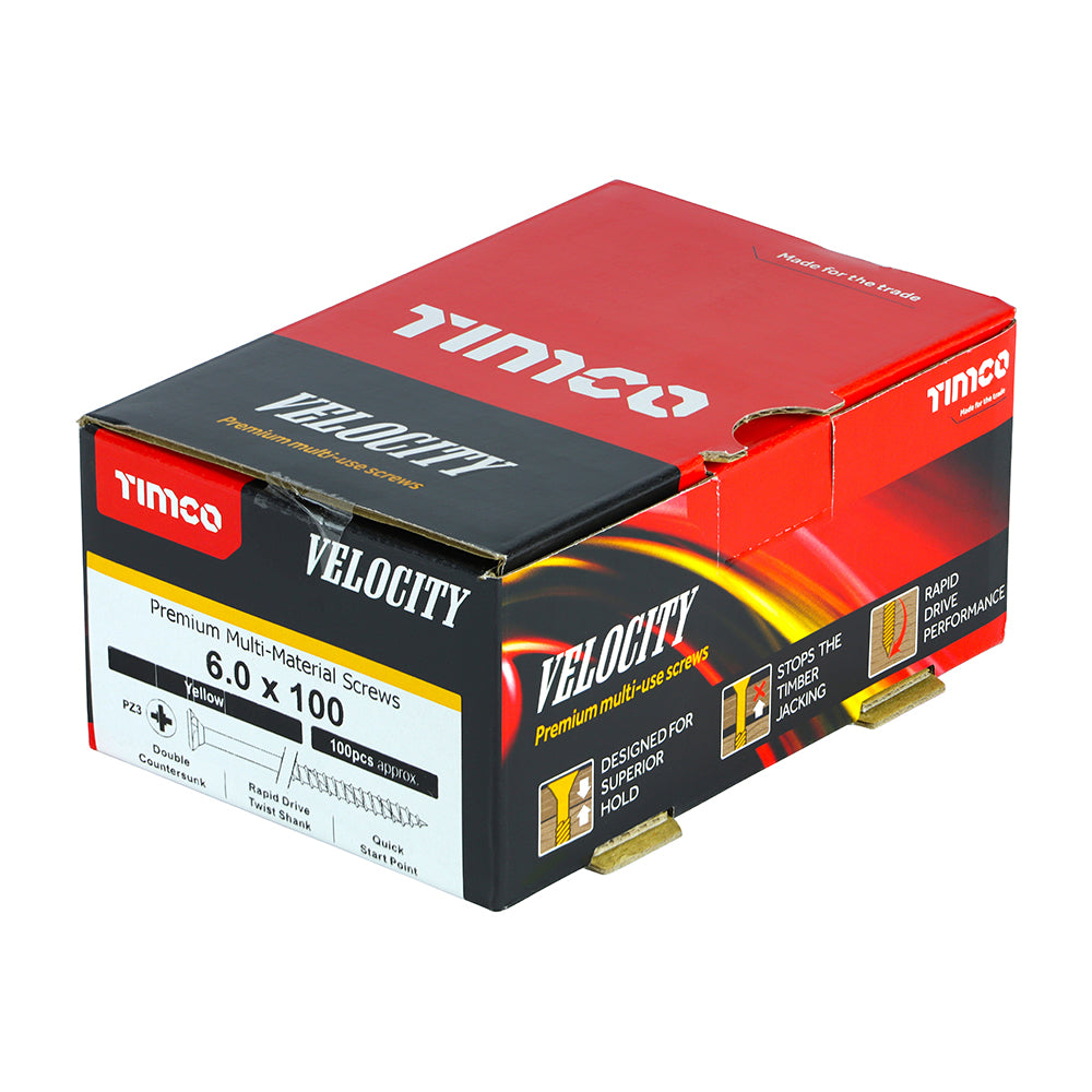 TIMCO Velocity Screw PZ3 CSK ZYP
