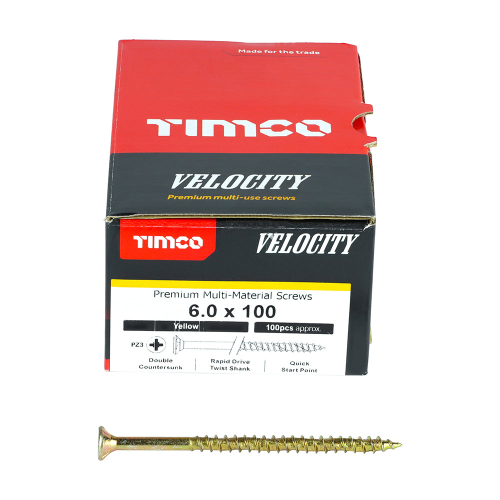 TIMCO Velocity Screw PZ3 CSK ZYP
