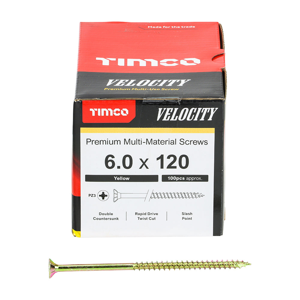 TIMCO Velocity Screw PZ3 CSK ZYP