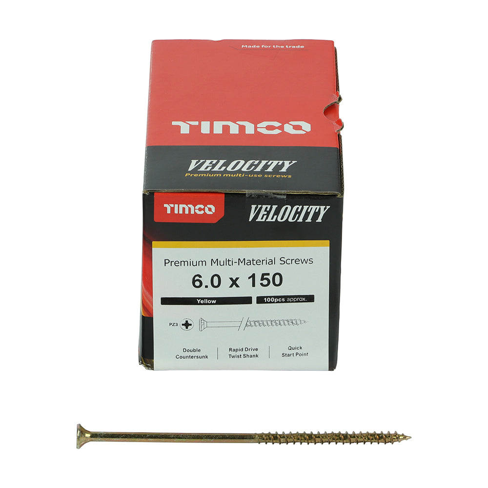 TIMCO Velocity Screw PZ3 CSK ZYP
