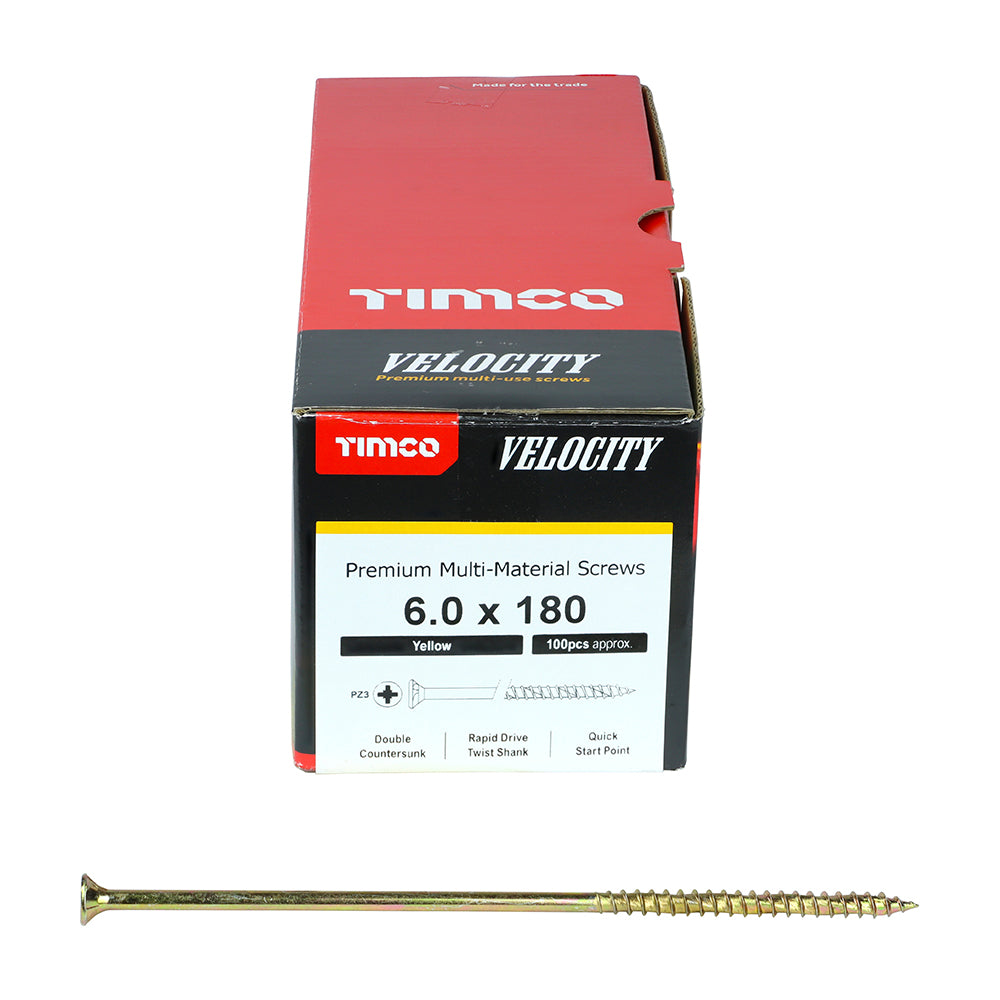 TIMCO Velocity Screw PZ3 CSK ZYP